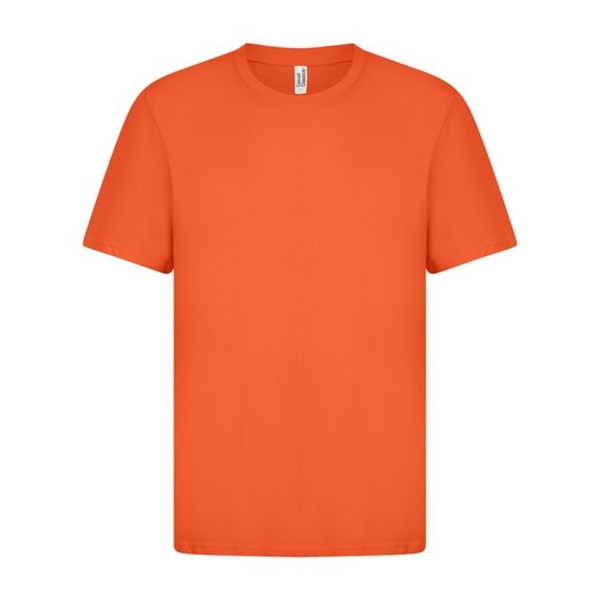 Casual Klassisk Ringspun T-shirt för män L Orange Orange L