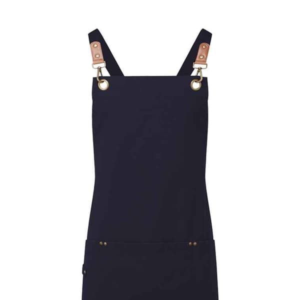 Premier Förkläde med Kryssband och Spänne, One Size, Marinblå Navy One Size