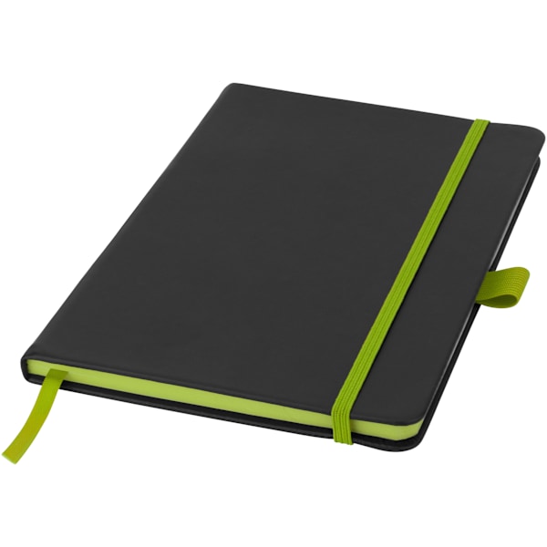 Bullet Colour Edge A5 Notebook 21 x 14,2 x 1,1 cm Solid Black/L Solid Black/Lime 21 x 14.2 x 1.1 cm