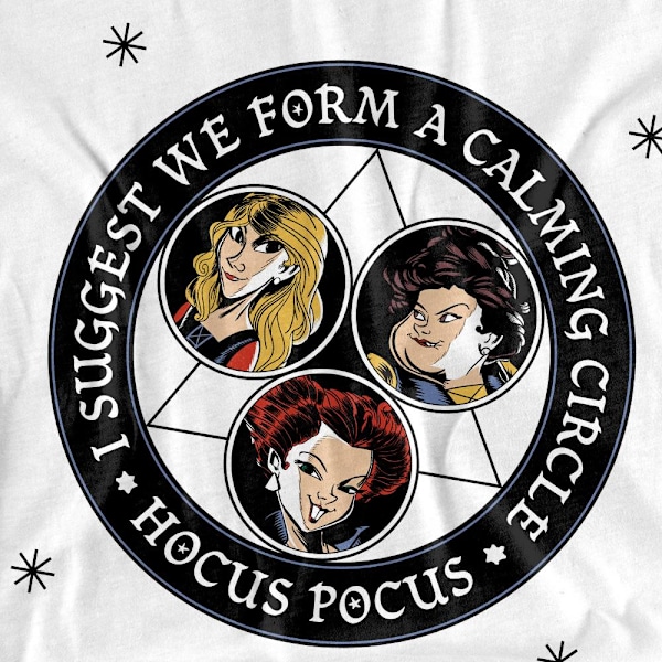 Hocus Pocus Unisex Vuxen Form A Calming Circle Sanderson Systrar White S