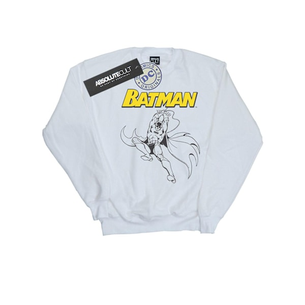 DC Comics Herr Batman Jump Sweatshirt 3XL Vit White 3XL