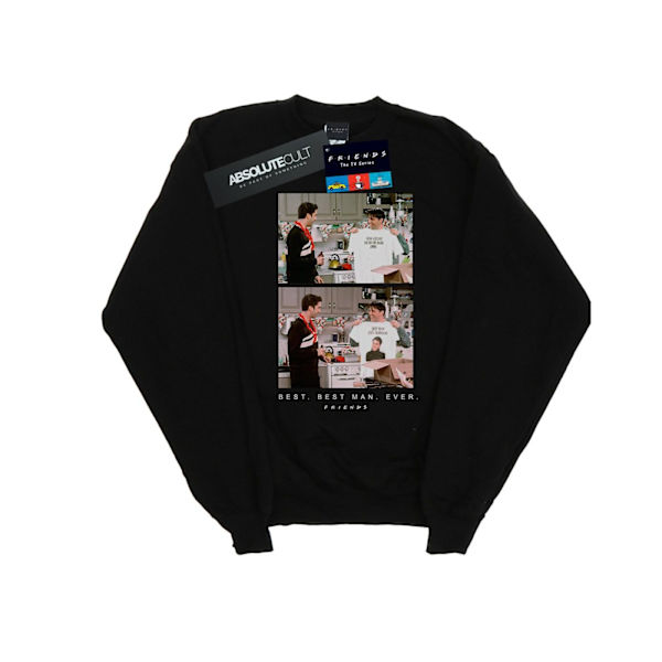 Friends Girls Bästa Bästa Man Ever Sweatshirt 7-8 År Svart Black 7-8 Years