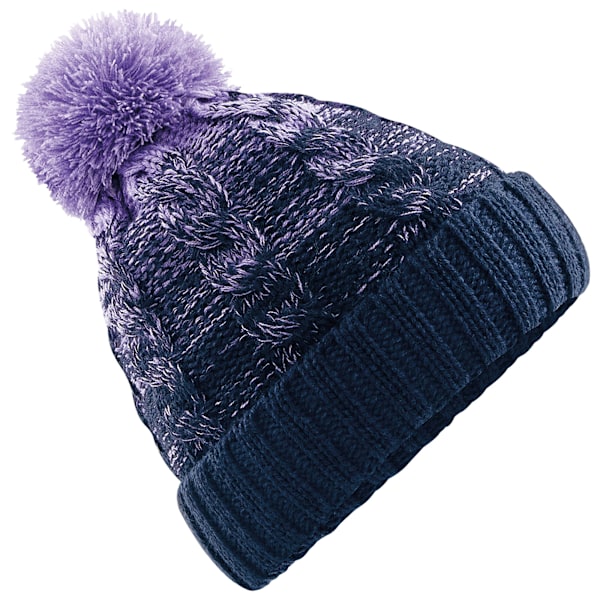 Beechfield Unisex Vuxen Ombre Mössa En Storlek Lavendel/Fransk Marin Lavender/French Navy One Size