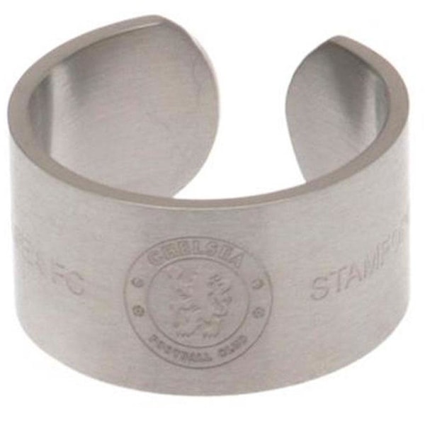 Chelsea FC Medium Bangle Ring One Size Silver Silver One Size
