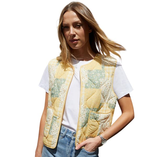 Threadbare Dam Cabos lapptäcke quiltad vanlig väst Lemon 12 UK