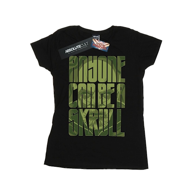 Marvel Dam/Damer Captain Marvel Alla Kan Vara En Skrull Bomull Black S