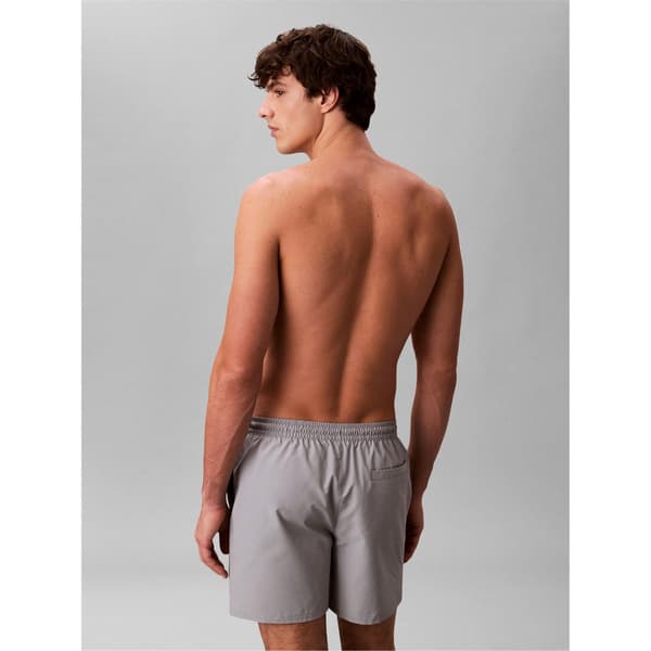 Calvin Klein Herr Logotyp Badshorts S Misty Grey Misty Grey S