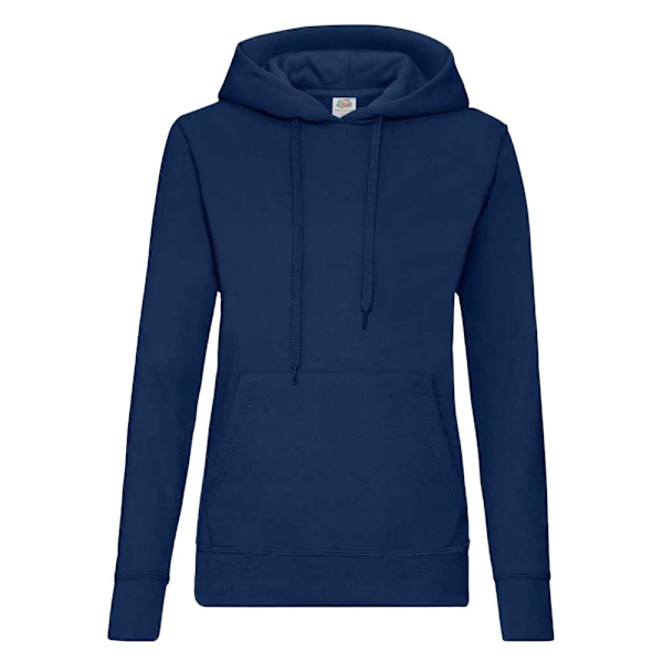 Fruit of the Loom Classic Lady Fit Hooded Sweatshirt XXL Marinblå Navy XXL