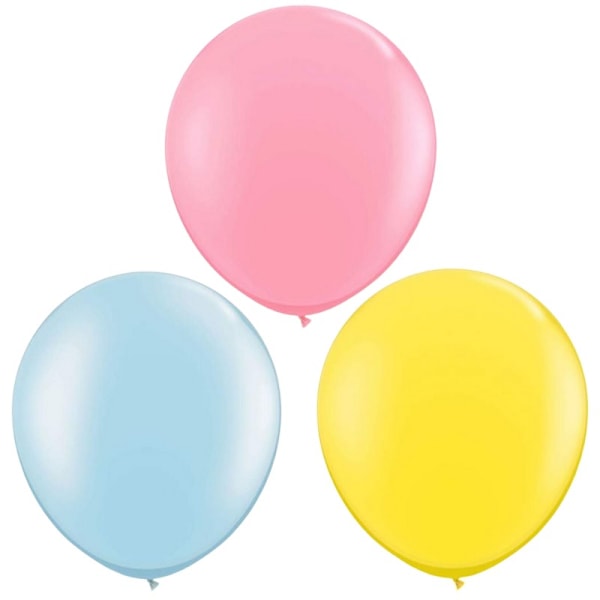 Amscan Latex Plain Balloon (10-pack) En Storlek Flerfärgad Multicoloured One Size