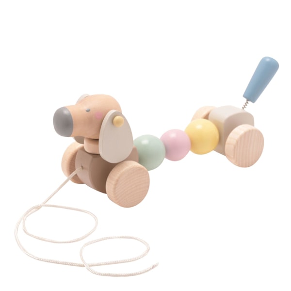 Bambino Trähundleksak att Dra Efter Sig, En Storlek, En Färg One Colour One Size