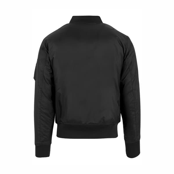 Build Your Brand Herr Kontrast Bomberjacka XS Svart Black XS