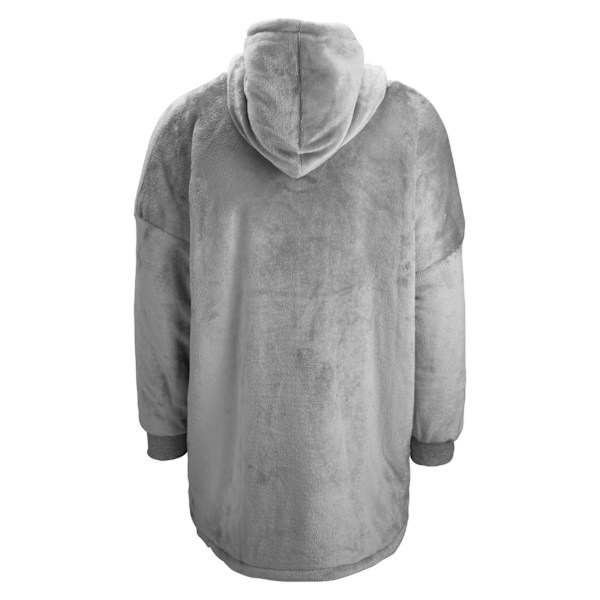 Ribbon Barn/Barn Sherpa Vändbar Oversize Hoodie En Storlek Grå Grey One Size