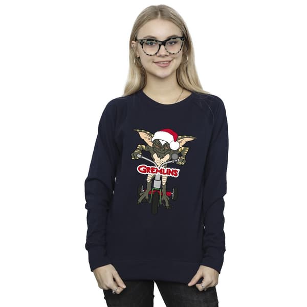 Gremlins Dam/Damcykel Logo Sweatshirt S Marinblå Navy Blue S