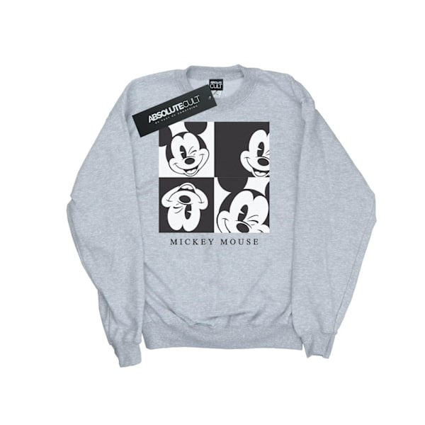 Disney Dam/Damer Mickey Mouse Blink Sweatshirt L Heather Grå Heather Grey L