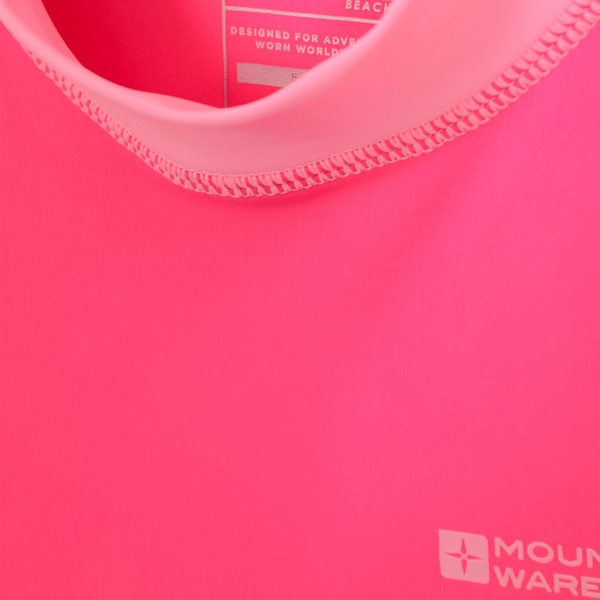 Mountain Warehouse Barnkläder/Barn Långärmad Rashguard 2-3 År Bubblegum Rosa Bubblegum Pink 2-3 Years