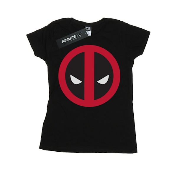 Marvel Womens/Ladies Deadpool Large Clean Logo Bomull T-Shirt L Black L