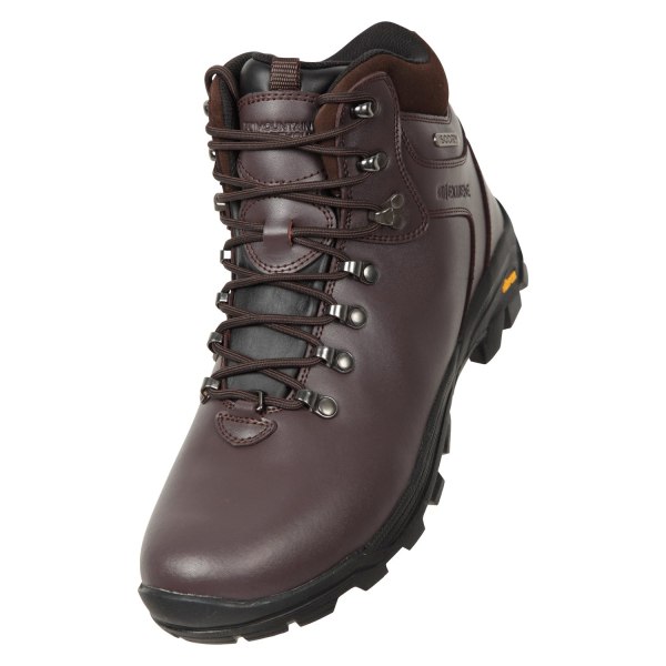 Mountain Warehouse Mens Latitude Extreme Leather Walking Boots Brown 7 UK