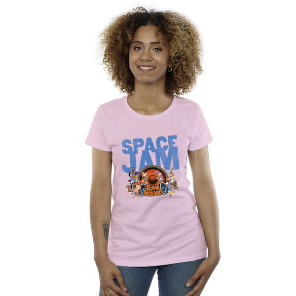 Space Jam: A New Legacy Dam/Dam Tune Squad Bomull T-shirt Baby Pink XXL