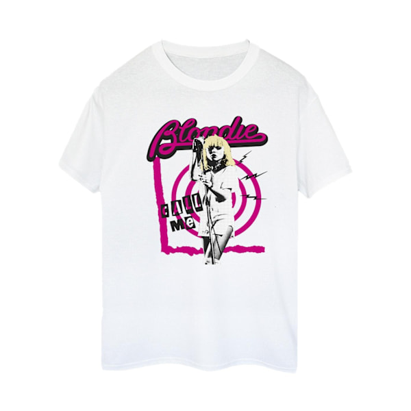 Blondie Dam/Kvinnor Call Me Bomull Boyfriend T-Shirt S Vit White S