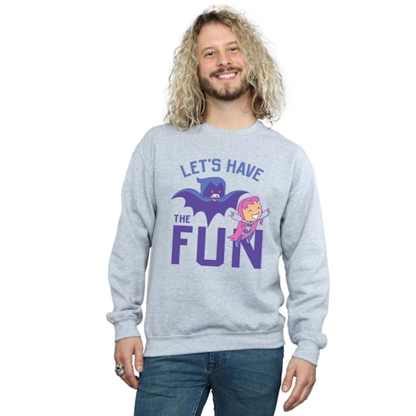 DC Comics Mens Teen Titans Go Let´s Have The Fun Sweatshirt XXL Sports Grey XXL