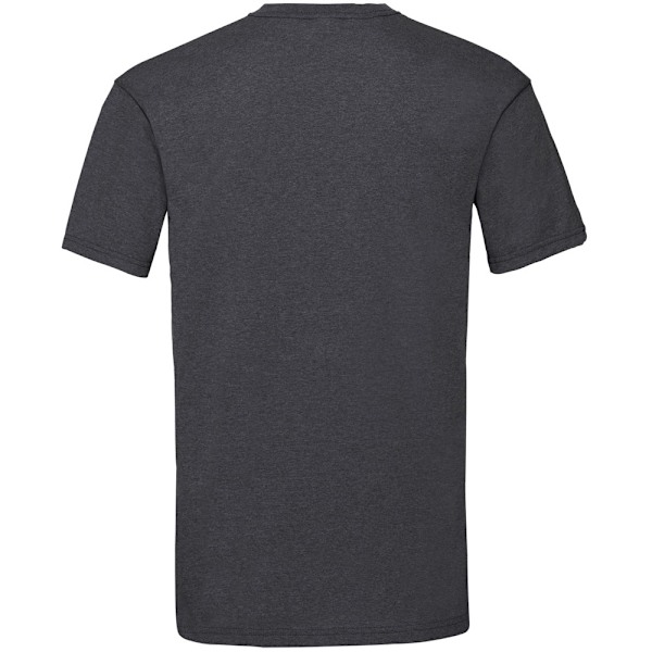 Fruit Of The Loom Mens Valueweight Kortärmad T-shirt 2XL Mörk Dark Heather 2XL