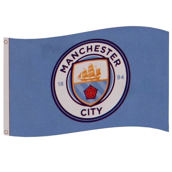 Manchester City FC Flag One Size Sky Blue Sky Blue One Size