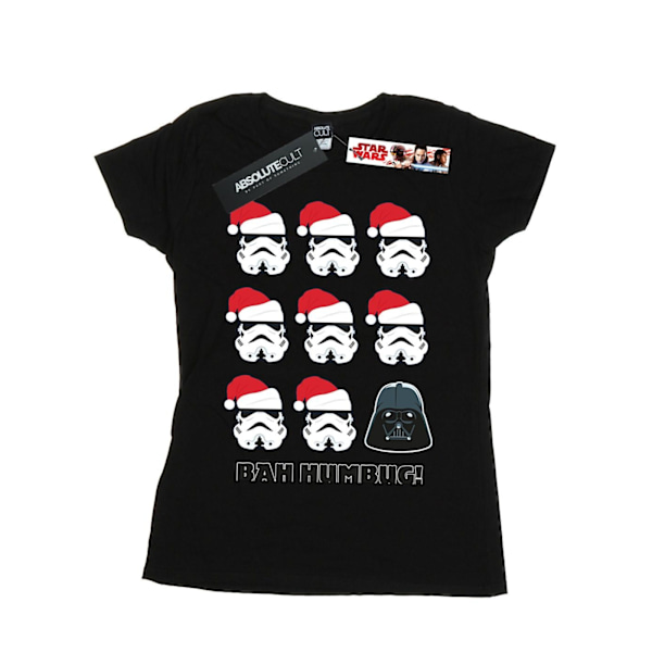 Star Wars Dam/Damer Jul Humbug Bomull T-shirt S Svart Black S