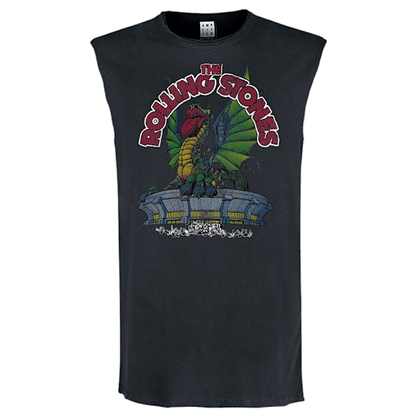 Amplified Herr 1972 The Rolling Stones Ärmlös Tank Top XS C Charcoal XS