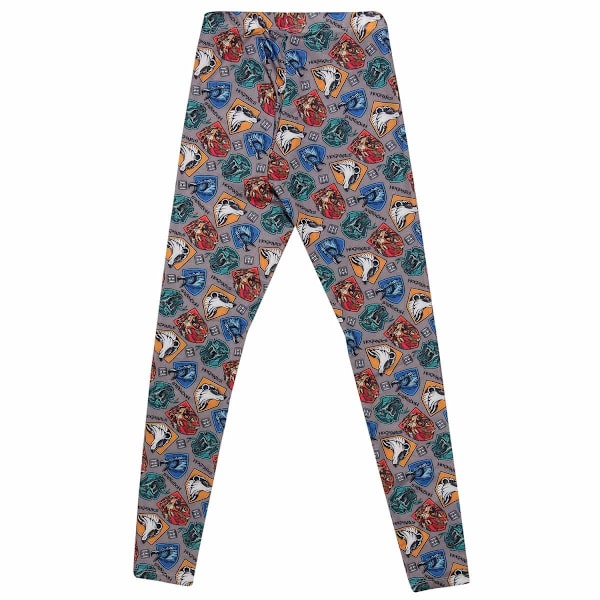 Harry Potter Dam/Dam Hogwarts Hus Leggings M Multifärgad Multicoloured M