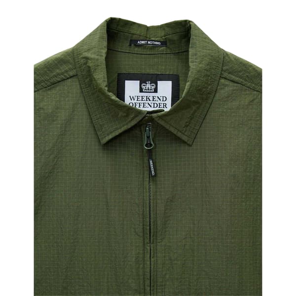 Weekend Offender Herr Nylon Overshirt XS Grön Green XS