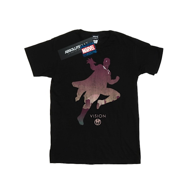 Marvel Boys Vision Silhouette T-Shirt 3-4 år Svart Black 3-4 Years