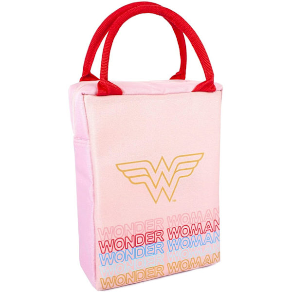 Wonder Woman Rektangulär Lunch Bag Set (3-pack) One Size Pin Pink One Size