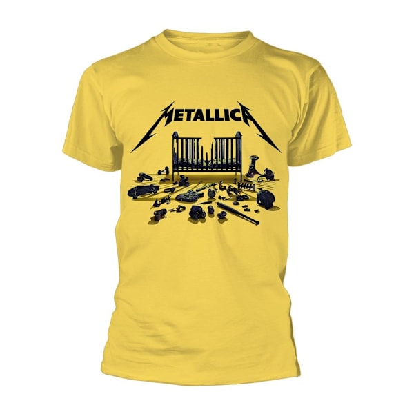 Metallica Unisex Adult 72 Seasons Simplified Cover T-Shirt M Ye Yellow M
