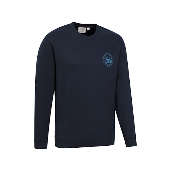 Mountain Warehouse Herr Mountain Crew Neck Sweatshirt XL Marinblå Navy XL