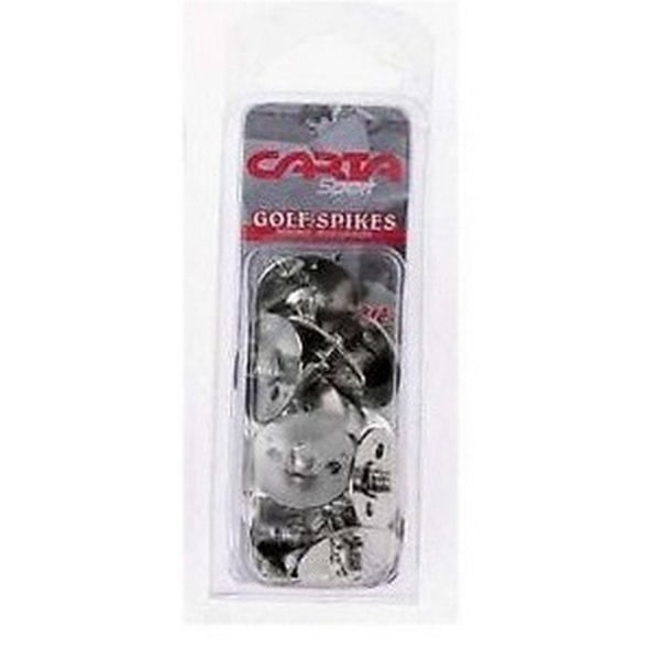 Carta Sport Metal Golf Shoe Spikes (Förpackning med 12 ) One Size Silver Silver One Size