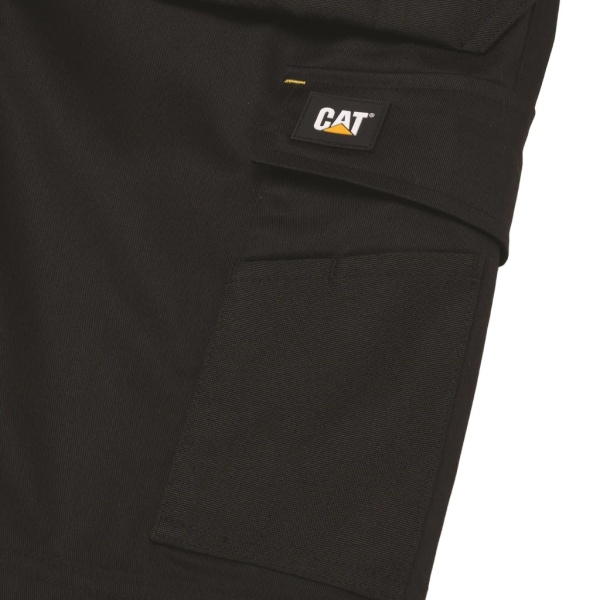 Caterpillar Mens Essential Stretch Shorts 32R Svart Black 32R