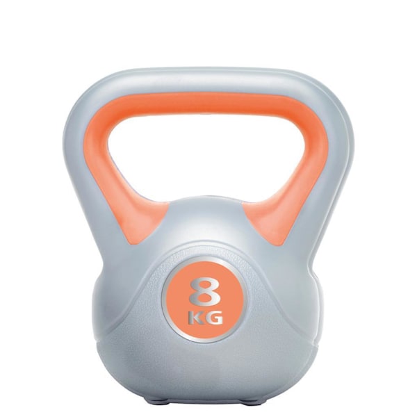 Urban Fitness Vinyl Kettlebell 8kg Orange Orange 8kg