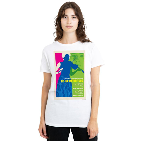 Star Trek Unisex Vuxen The Next Generation Säsong 7 Avsnitt 10 White S
