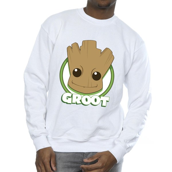 Guardians Of The Galaxy Herr Groot Badge Sweatshirt M Vit White M