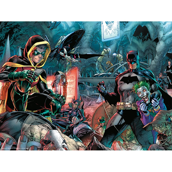 DC Comics Batman och Robin 3D-pussel One Size Flerfärgad Multicoloured One Size
