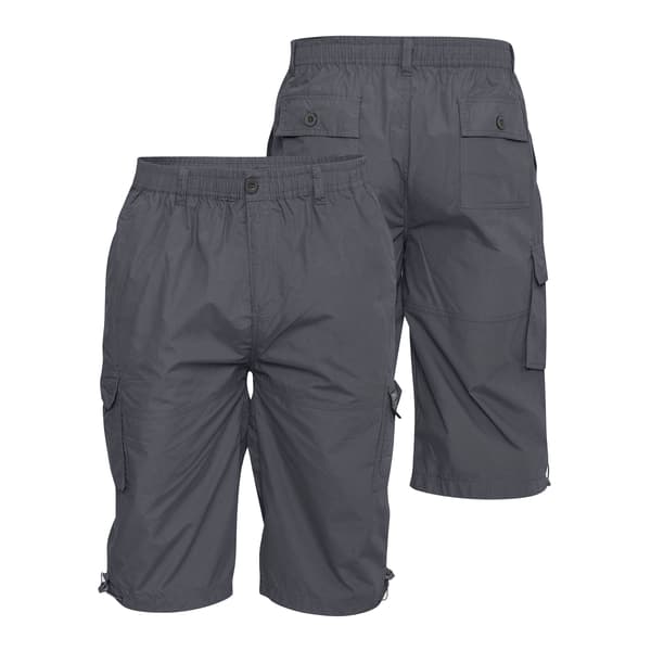 Duke Herr D555 Mason Kingsize Cargo Shorts 3XL Grå Grey 3XL