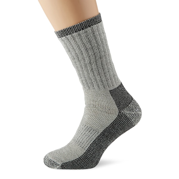 Trespass Mens Stroller Merino Wool Hiking Boot Socks (1 par) 4 Grey Marl 4/7 UK