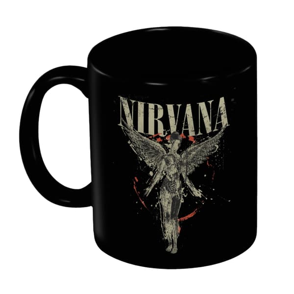 Nirvana Wings Mugg One Size Svart Black One Size