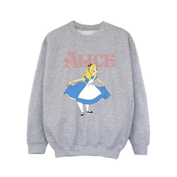 Disney Girls Alice In Wonderland Take A Bow Sweatshirt 5-6 År Black 5-6 Years