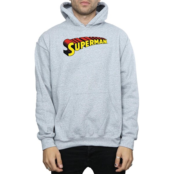 DC Comics Superman Telescopic Loco Hoodie L Sports Grey Sports Grey L