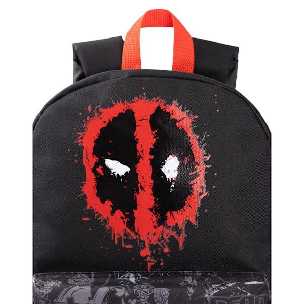 Marvel-karaktären Deadpool Ryggsäck Storlek One Black/Red Black/Red One Size