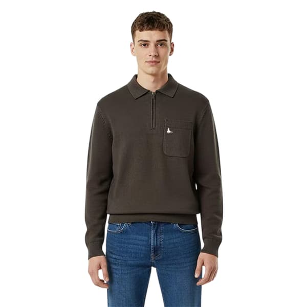 Jack Wills Långärmad Pikétröja för Herr S Iron Iron S