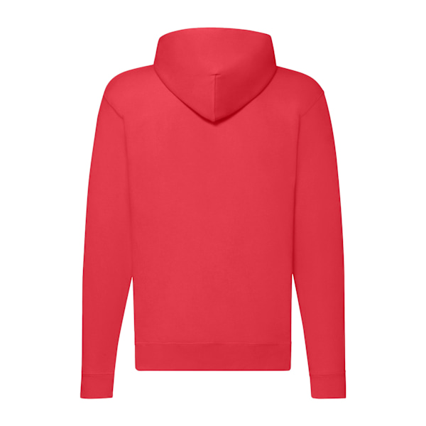 Fruit of the Loom Classic Zipped Hoodie XL Röd Red XL