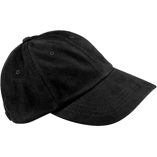 Result Unisex Lågprofil Tung Borstad Bomulls Baseballkeps En Storlek Black One Size