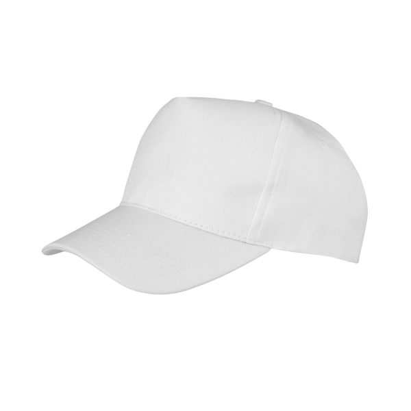 Result Unisex Core Boston 5 Panel Printers Baseball Cap (2-pack) White One Size